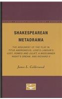 Shakespearean Metadrama