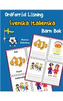 Ordforråd Läsning Svenska Italienska Barn Bok