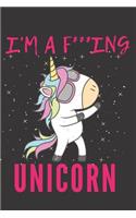 I'm a F***ing Unicorn: Password Book/ Discreet Password Keeper/ Funny Unicorn design