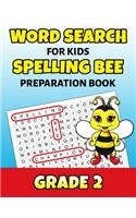 Word Search For Kids Spelling Bee Preparation Book Grade 2