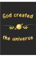 God created the universe