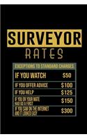 Surveyor rates