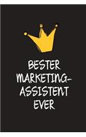 Bester Marketingassistent: DIN A5 - 120 Seiten Punkteraster - Kalender - Notizbuch - Notizblock - Block - Terminkalender - Geschenkidee - Abschied - Geburtstag - Ruhestand - A
