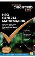 Cambridge Checkpoints HSC General Mathematics 2013