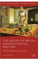 The History of British Women's Writing, 1920-1945