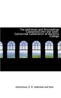 The Addresses and Proceedings Connected with the Semi-Centennial Celebration of Marietta College
