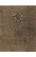 Monogram "G" Grid Sketchbook: (7 Monogram Buffalo 150 Grid-Sketch)