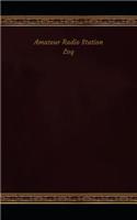 Amateur Radio Station Log: Logbook, Journal - 102 pages, 5 x 8 inches