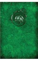 Monogram Volleyball Notebook: Blank Journal Diary Log