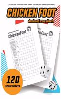 Chicken foot Dominoes Score Sheets