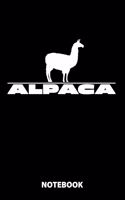 Alpaca Notebook: 100 Lined Pages - 6X9 Inches - Sketchbook - Diary - Journal - For Men And Women - Christmas Or Birthday Gift For Him And Her - Funny Gift Idea - For