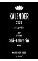 Kalender 2020 für Ski-Fahrer / Ski-Fahrerin