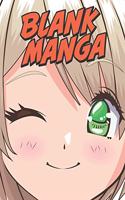 Blank Manga Comic Notebook [8.5x11][150pages]: Create Your Own Anime Manga Comics with many templates, blond hair girl