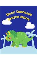 Dinosaur Sketch Book Triceratops