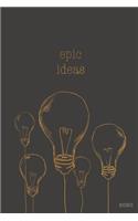 Epic Ideas 2020: Weekly + Monthly View - Motivational Quote - 6x9 in - 2020 Calendar Organizer with Bonus Dotted Grid Pages + Inspirational Quotes + To-Do Lists(9 Inspirational Planners)