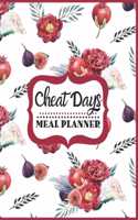 Cheat Days Meal Planner: Gifts for Friends Who Love to Cook Comfort Food While Sticking With A Weight Loss Diet Persimmons Floral