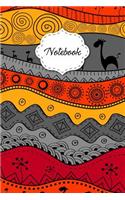 Notebook: Ethnic African Pattern Quad Ruled 5 X 5 (.20