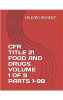 Cfr Title 21 Volume 1 of 9 Parts 1-99
