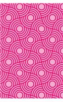 Overlapping Circles Notebook: 6x9 200 Page 100 Sheet, Circle Pattern Journal Notebook