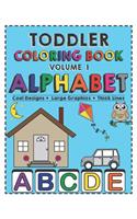 Toddler Coloring Book Alphabet