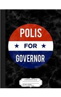 Jared Polis for Governor of Colorado Composition Notebook: College Ruled 93/4 X 71/2 100 Sheets 200 Pages for Writing