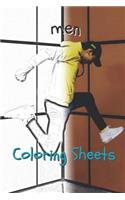 Man Coloring Sheets: 30 Man Drawings, Coloring Sheets Adults Relaxation, Coloring Book for Kids, for Girls, Volume 10