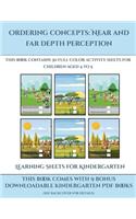 Learning Sheets for Kindergarten (Ordering concepts near and far depth perception)