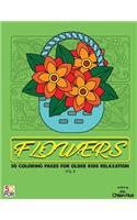 Flowers 50 Coloring Pages For Older Kids Relaxation Vol.9