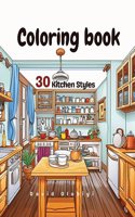 kitchen styles coloring book
