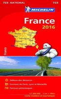 France - Reversible  National Map 723