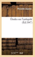 Études Sur l'Antiquité