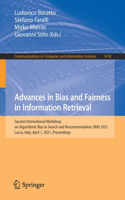 Advances in Bias and Fairness in Information Retrieval