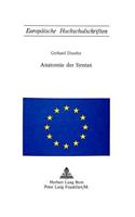 Anatomie Der Syntax