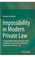 Impossibility in Modern Private Law