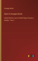 Opere di Giuseppe Baretti