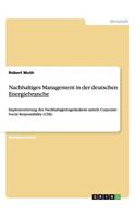 Nachhaltiges Management in der deutschen Energiebranche