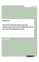 Erweiterte Berufsorientierung. Ein Mentorenkonzept in der Sekundarstufe II als Unterstützungsinstrument: (German)