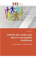 Intérêts Des Acides Gras Dans La Neuropathie Diabétique