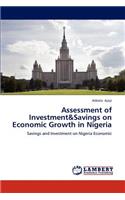 Assessment of Investment&Savings on Economic Growth in Nigeria