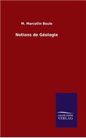Notions de Géologie