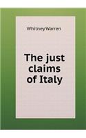 The Just Claims of Italy