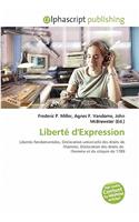 Libert D'Expression