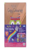 Navneet My First Copy Colouring Pack- Set of 10 books- Themes- Alphabet, Numbers 1 to 10, Birds, Baby Animals, Pet Animals, Wild Animals, Sea Animals, Fruits, Vegetables and Vehicles- 150+ pages
