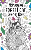 Norwegian Forest Cat Coloring Book