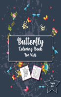 butterfly coloring book for kids ages 3-6