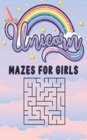 Mazes for girls unicorn