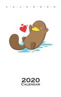 platypus in love Calendar 2020