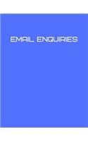 email enquiries blue