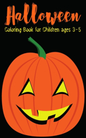 Halloween Coloring Book for Children ages 3-5