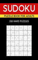 Sudoku Puzzle Book For Adults 200 Puzzles: Difficult Solved Sudoku Puzzles Book to Solve with Answers